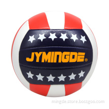 PU machine stitched volleyball ball with logo